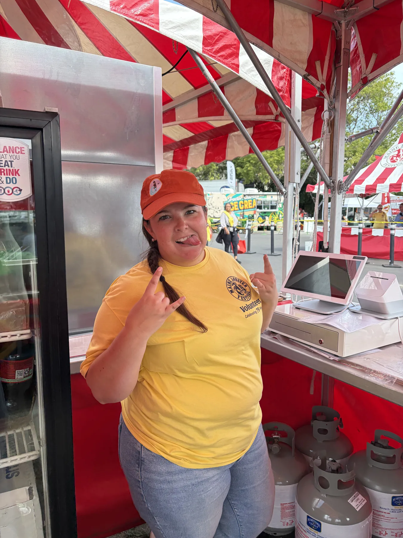 Granite Coast Orthodontics volunteer at the Maine Lobster Festival